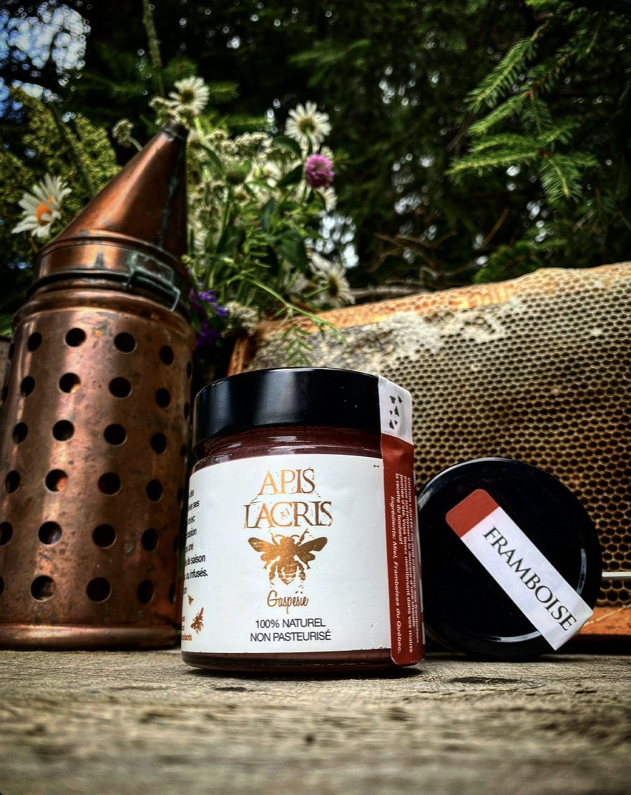 Miel infusé aux framboises 250g