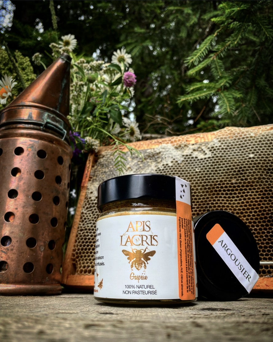 Miel infusé à l'argousier 250g