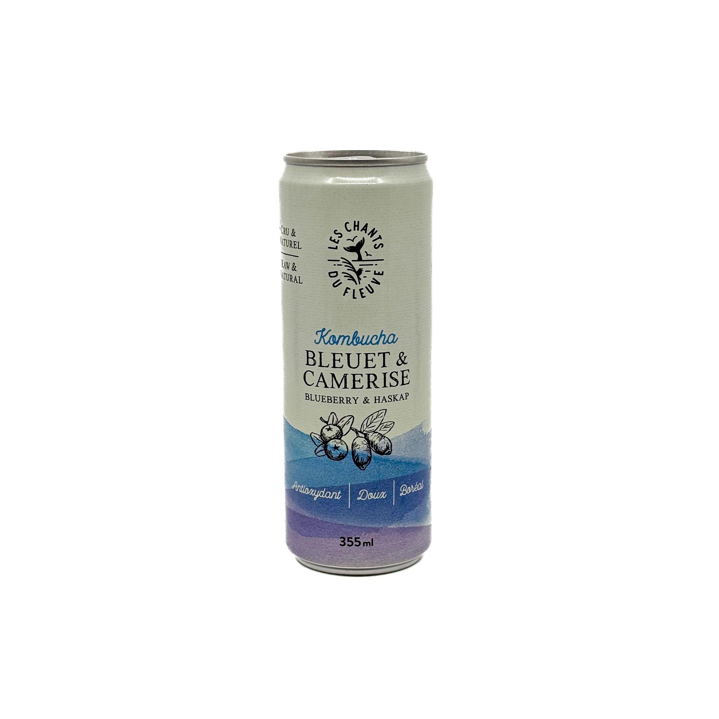 Kombucha bleuet sauvage & camerise