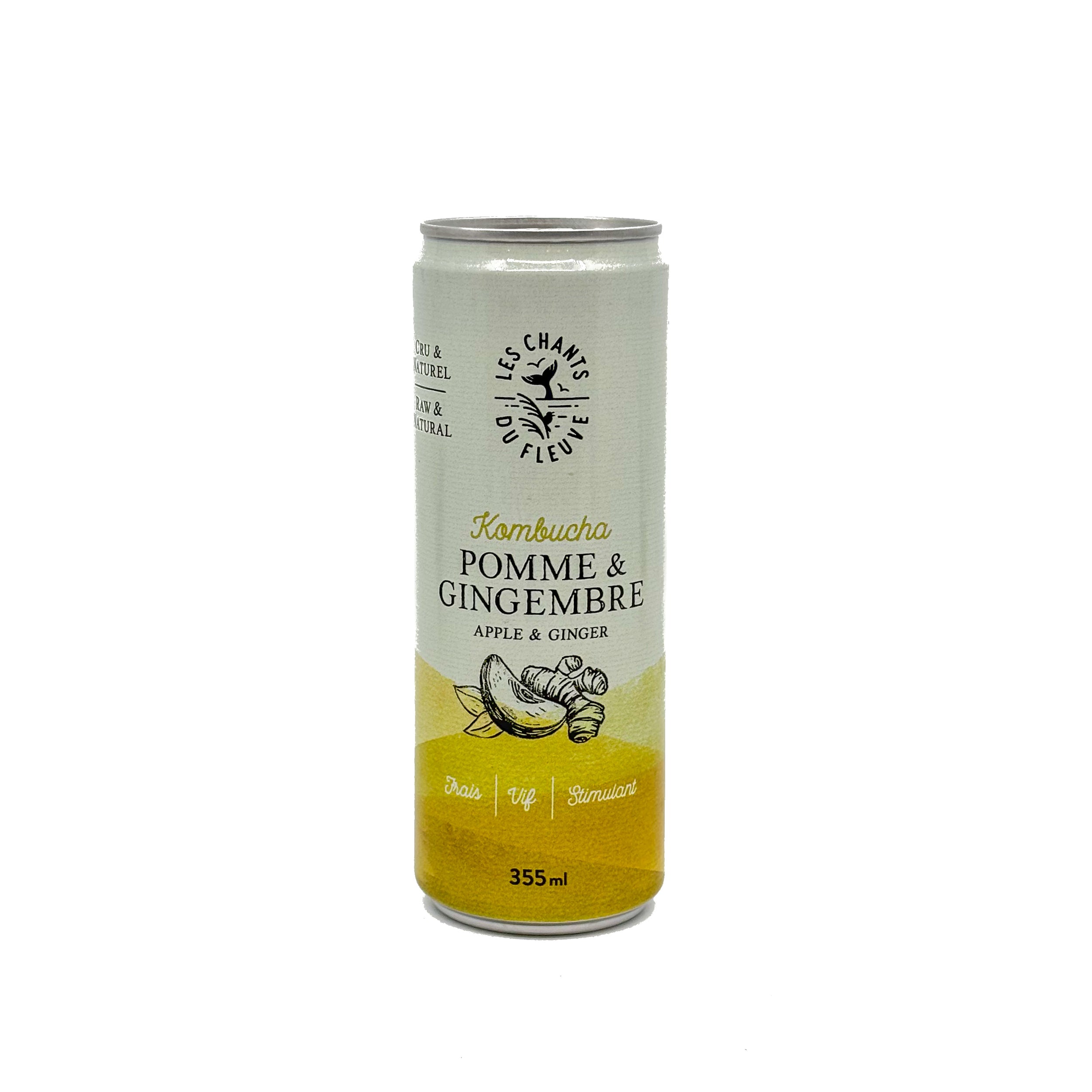 Kombucha pomme-gingembre