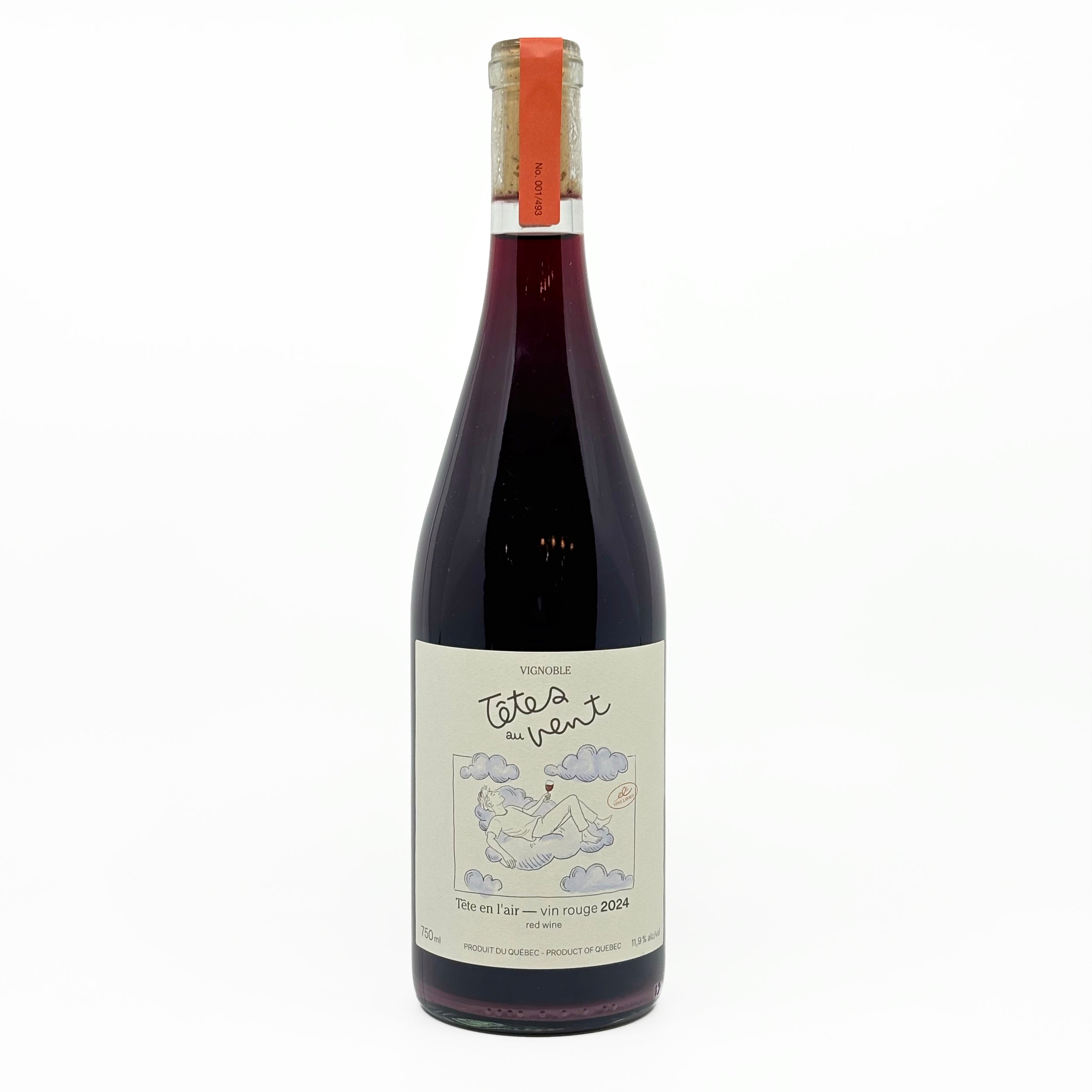 Têtes en l'air · vin rouge 2024