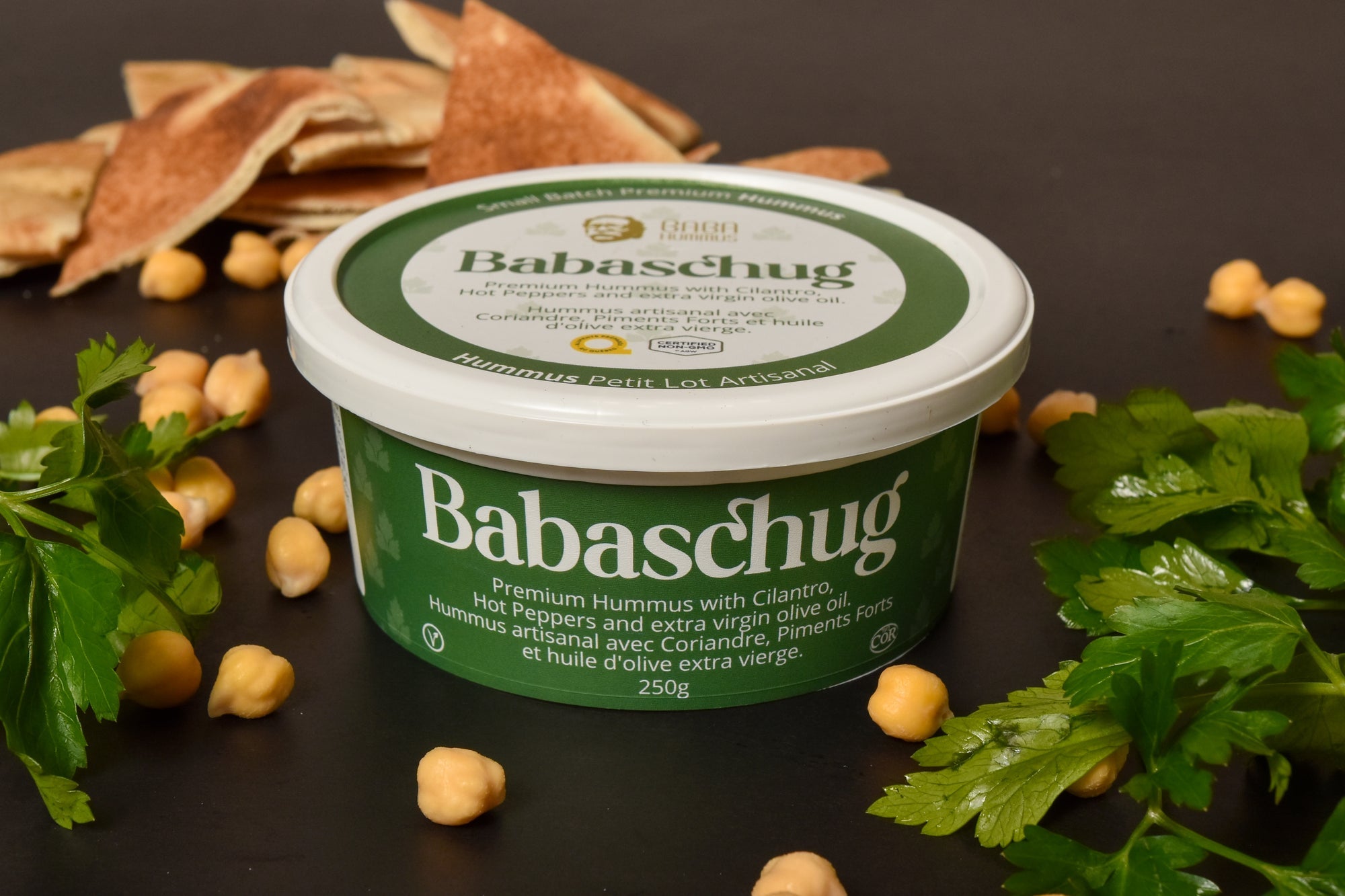 Hummus artisanal au schug · Baba Schug