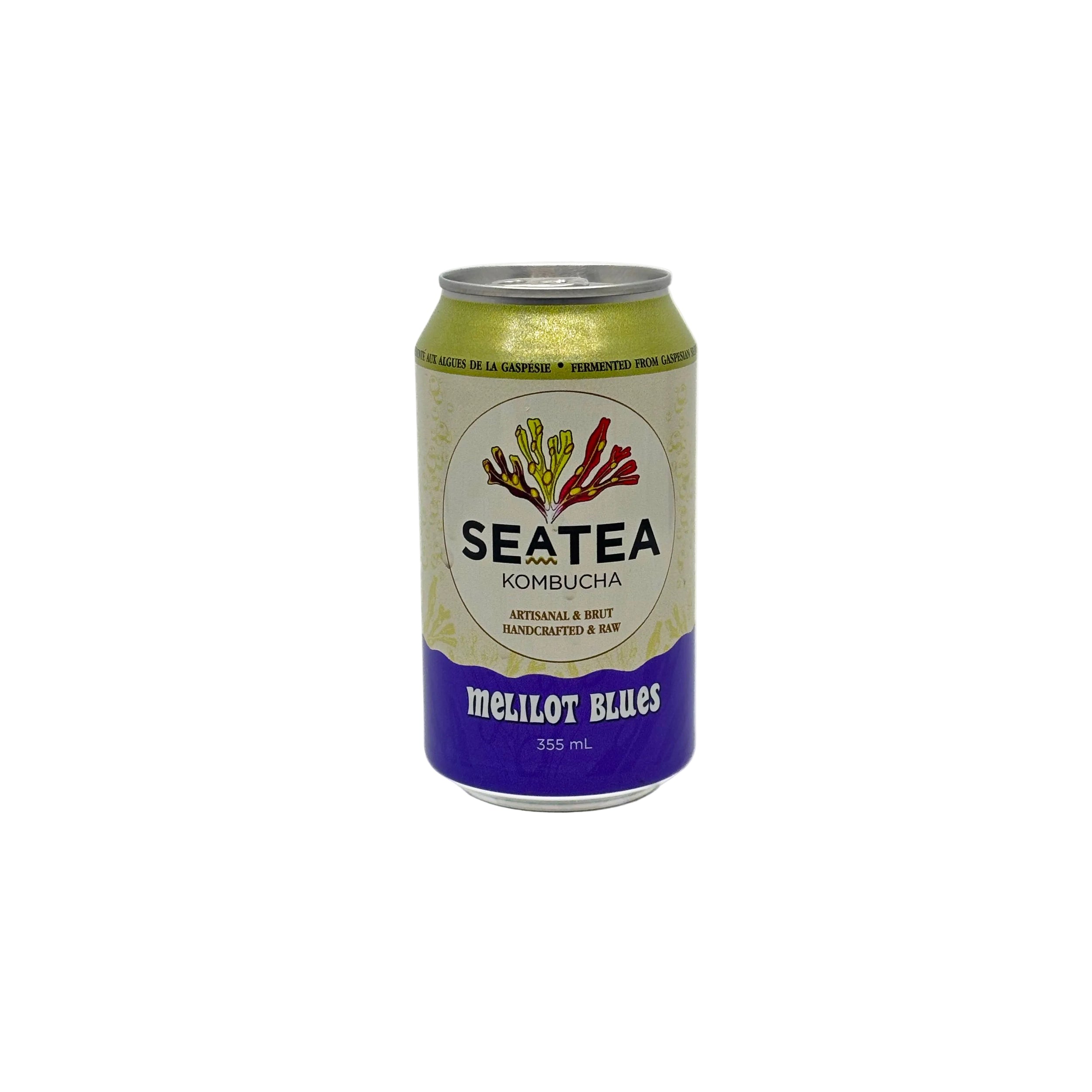 Kombucha seatea au mélilot et bleuets
