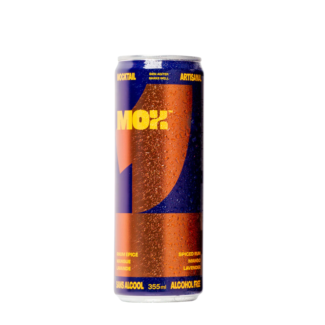 Canette de MOX 1 sur fond blanc