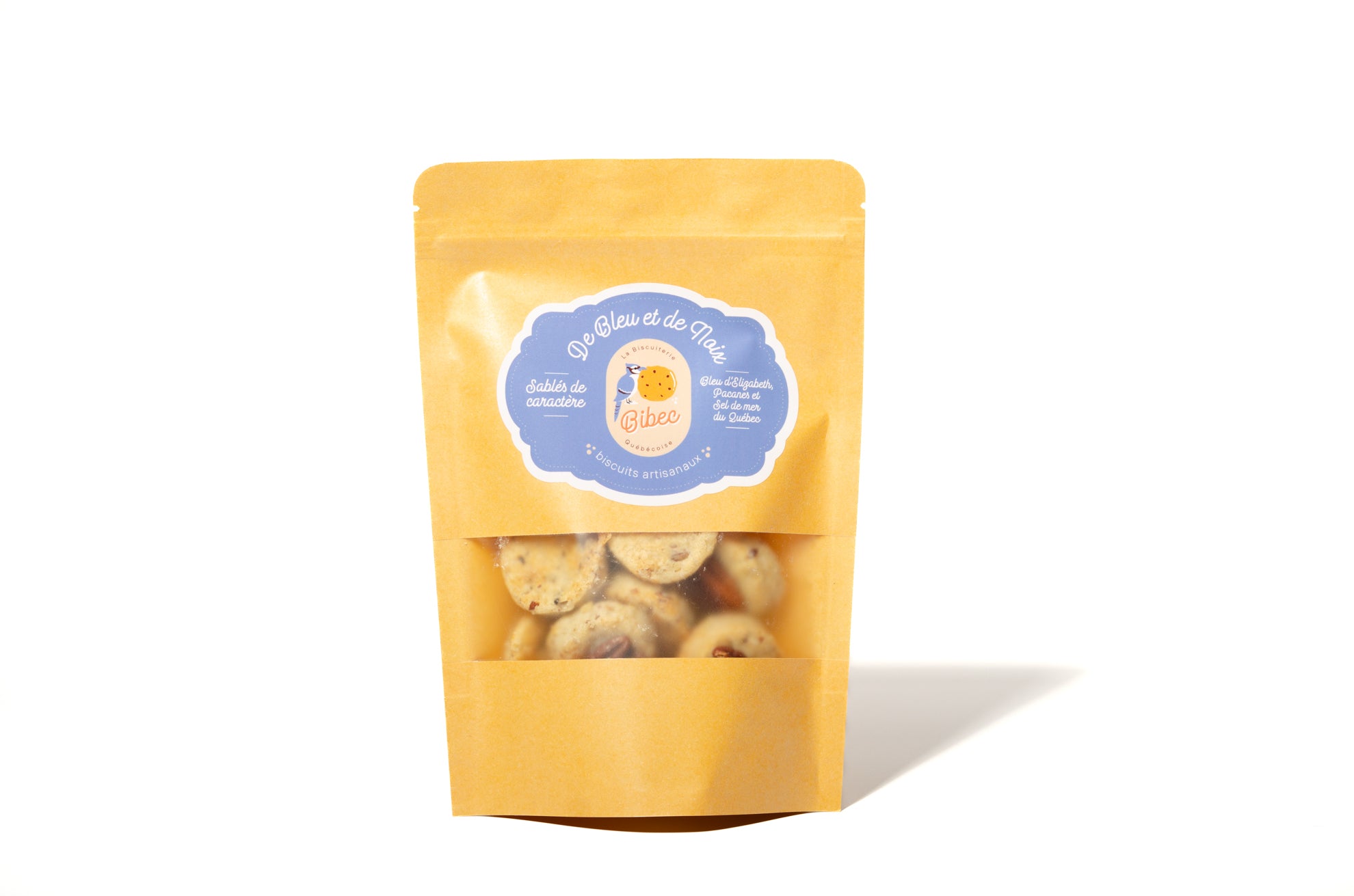 Biscuits apéritifs fromage bleu et pacanes - De bleu et de noix