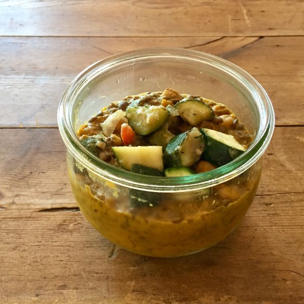 Dahl aux lentilles et lait de coco (incl. consigne 3,50$)