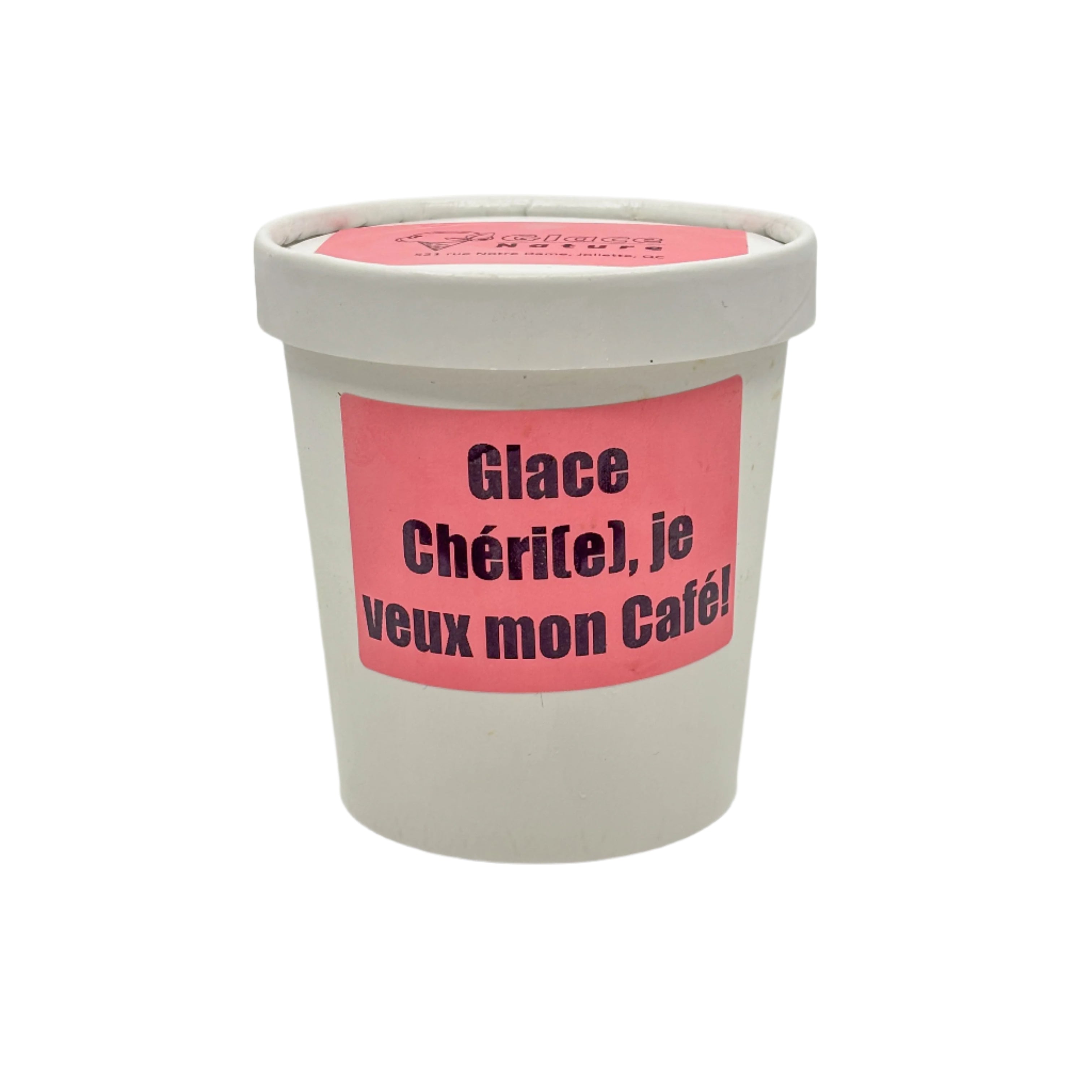 Crème glacée au café de Glace nature