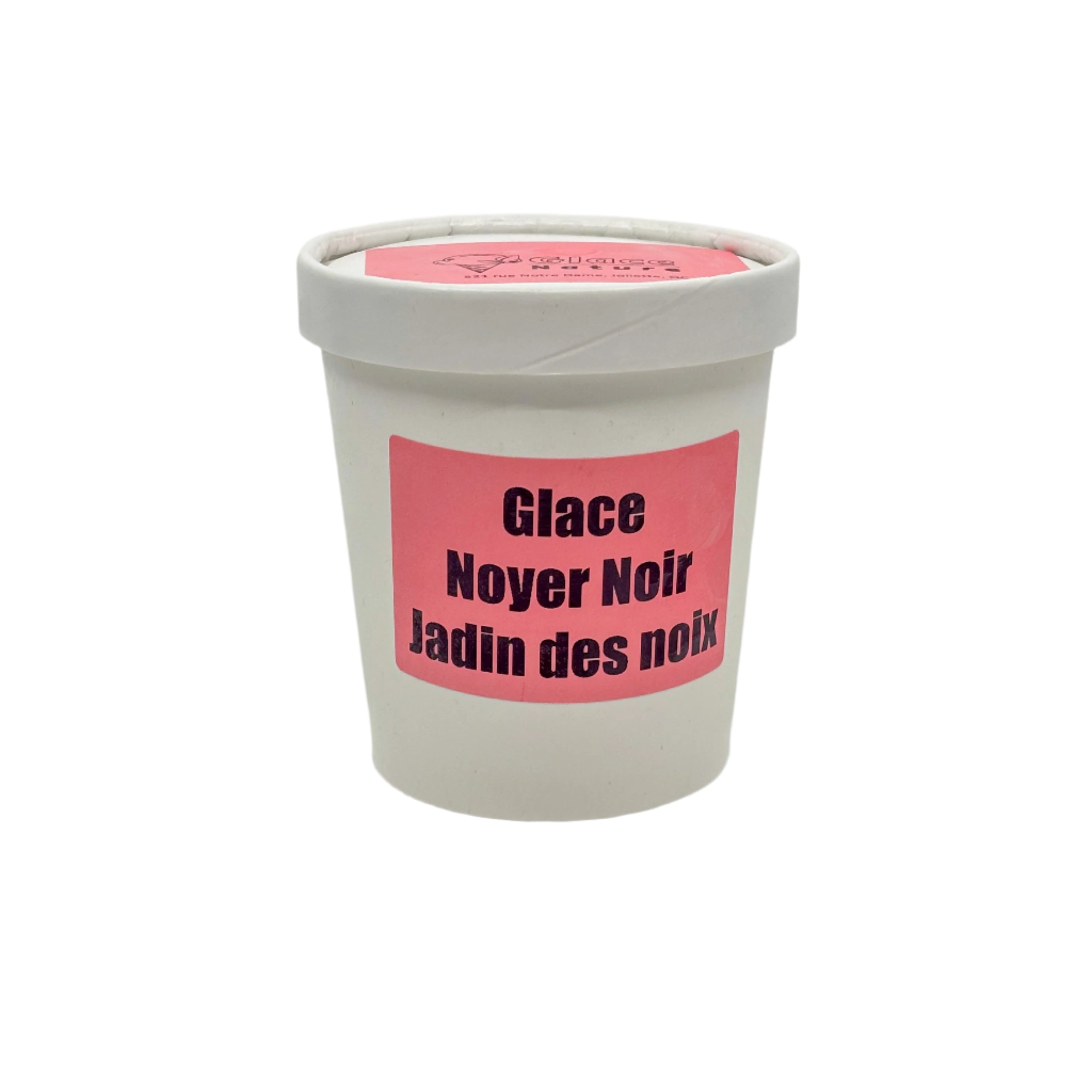 Crème glacée au noix de noyer noir de Glace nature