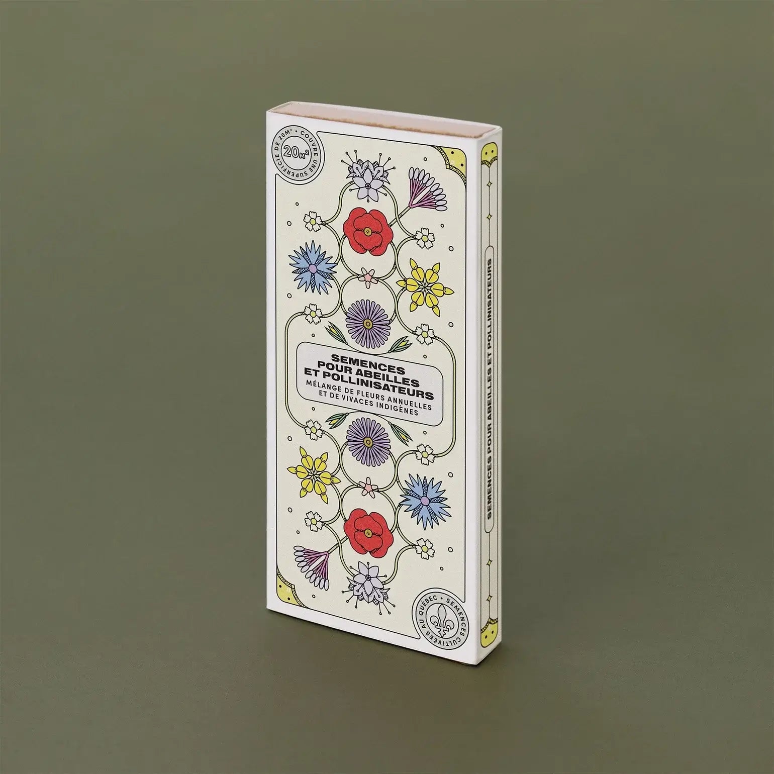 Coffret de semences illustré pour un potager urbain, adapté aux balcons et espaces réduits.