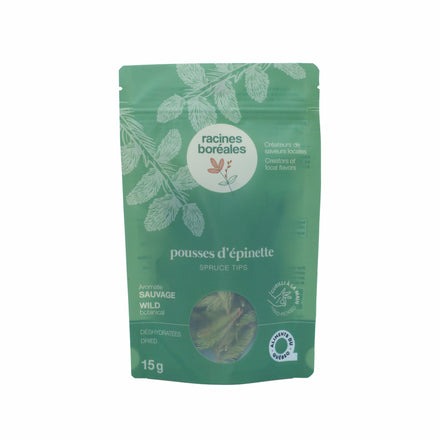 Pousses d'épinette déshydratées