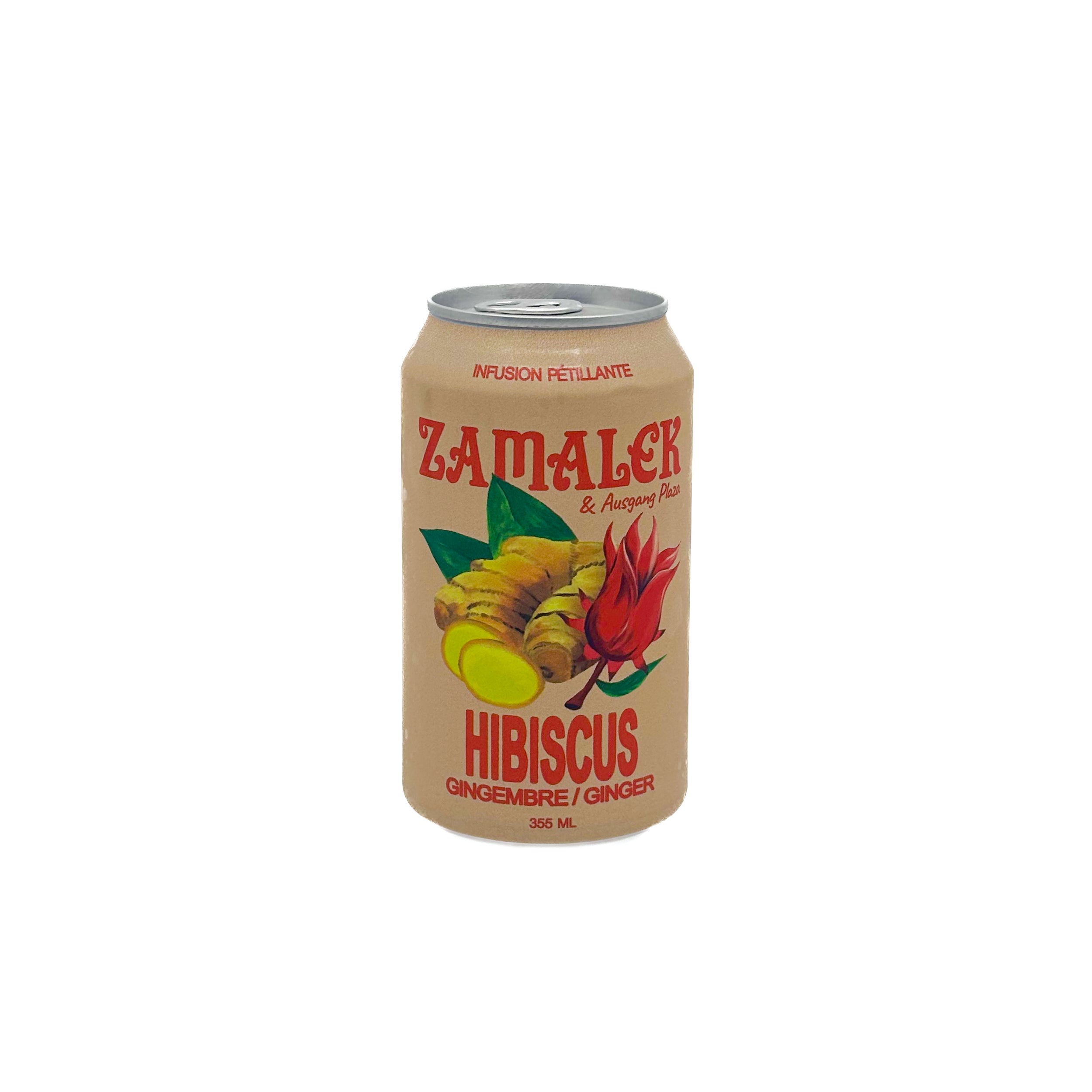Canette de Zamalek hibiscus gingembre