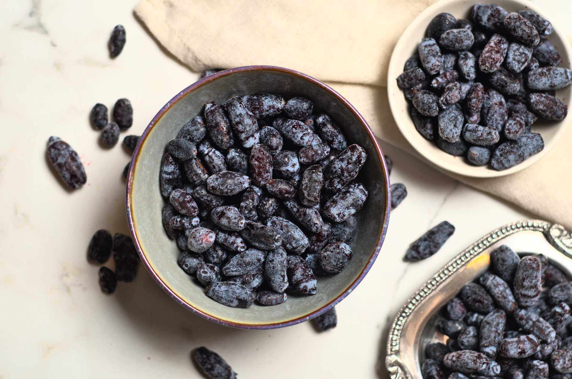 Camerises biologiques congelées individuellement - Ferme Les délices du rapide