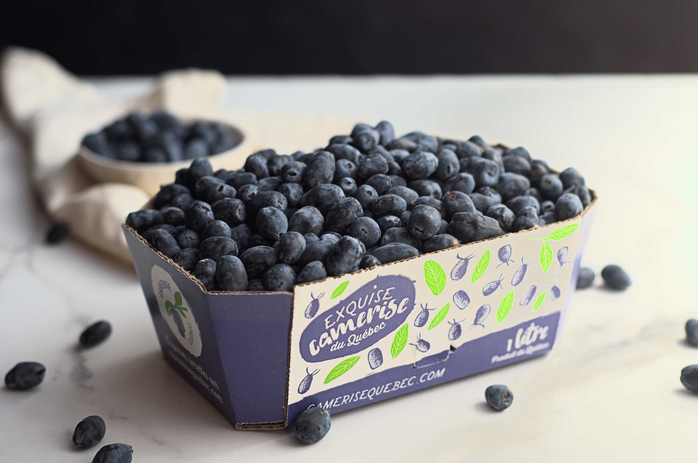 Camerises biologiques fraîches - Ferme Les délices du rapide