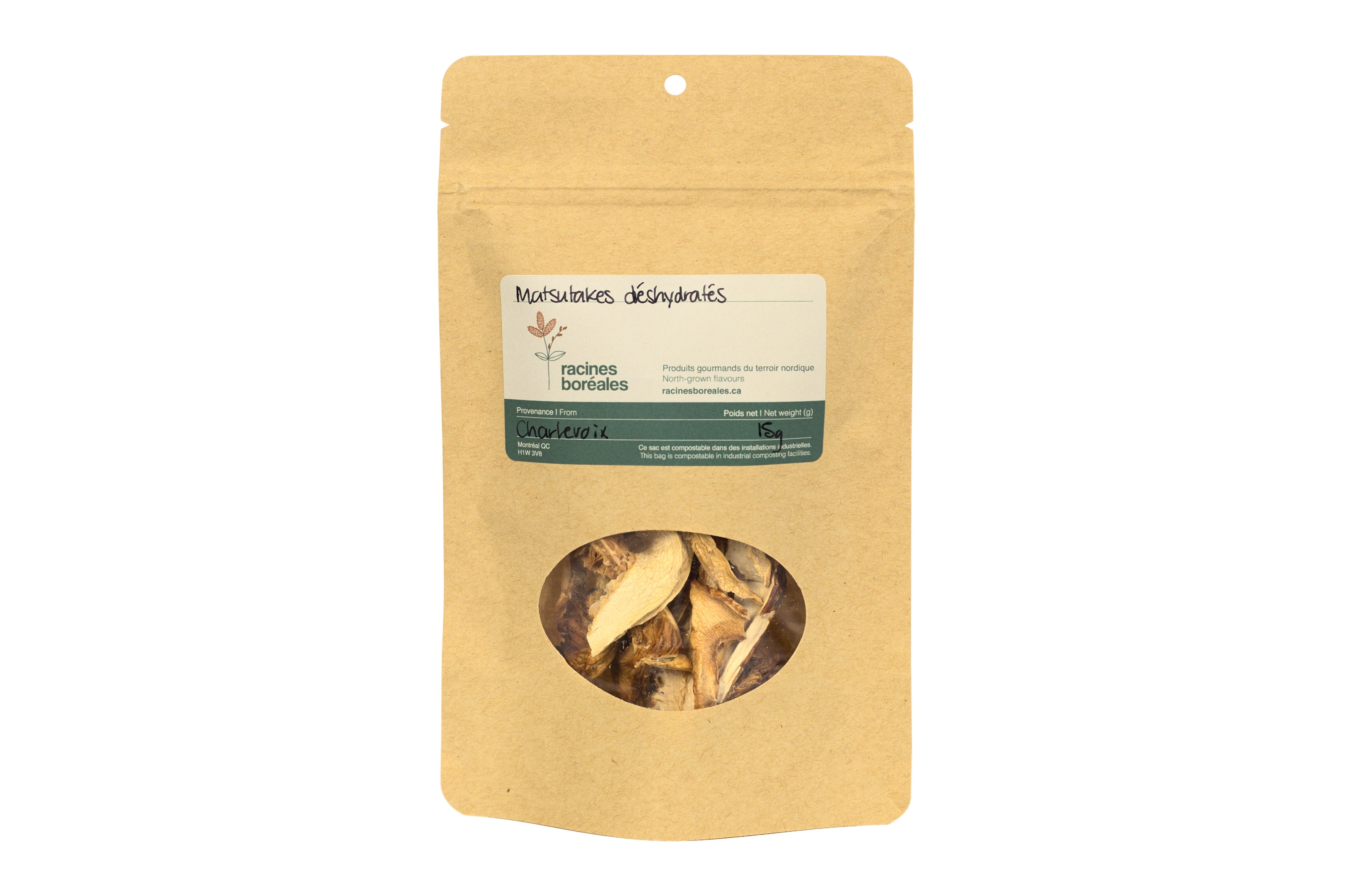 Matsutakes déshydratés - Racines boréales