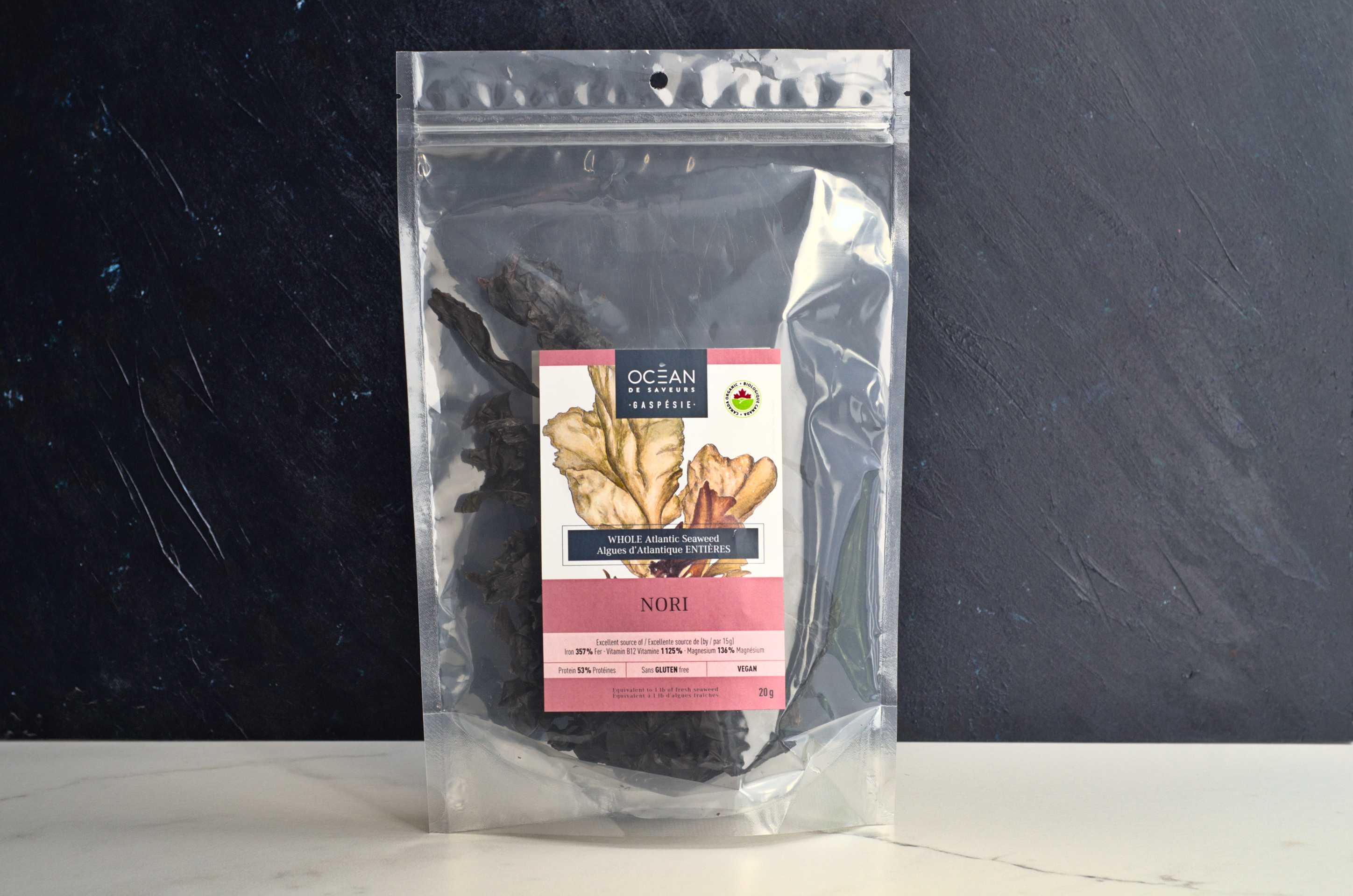 Nori de l'Atlantique (entier) - Un Océan de saveurs