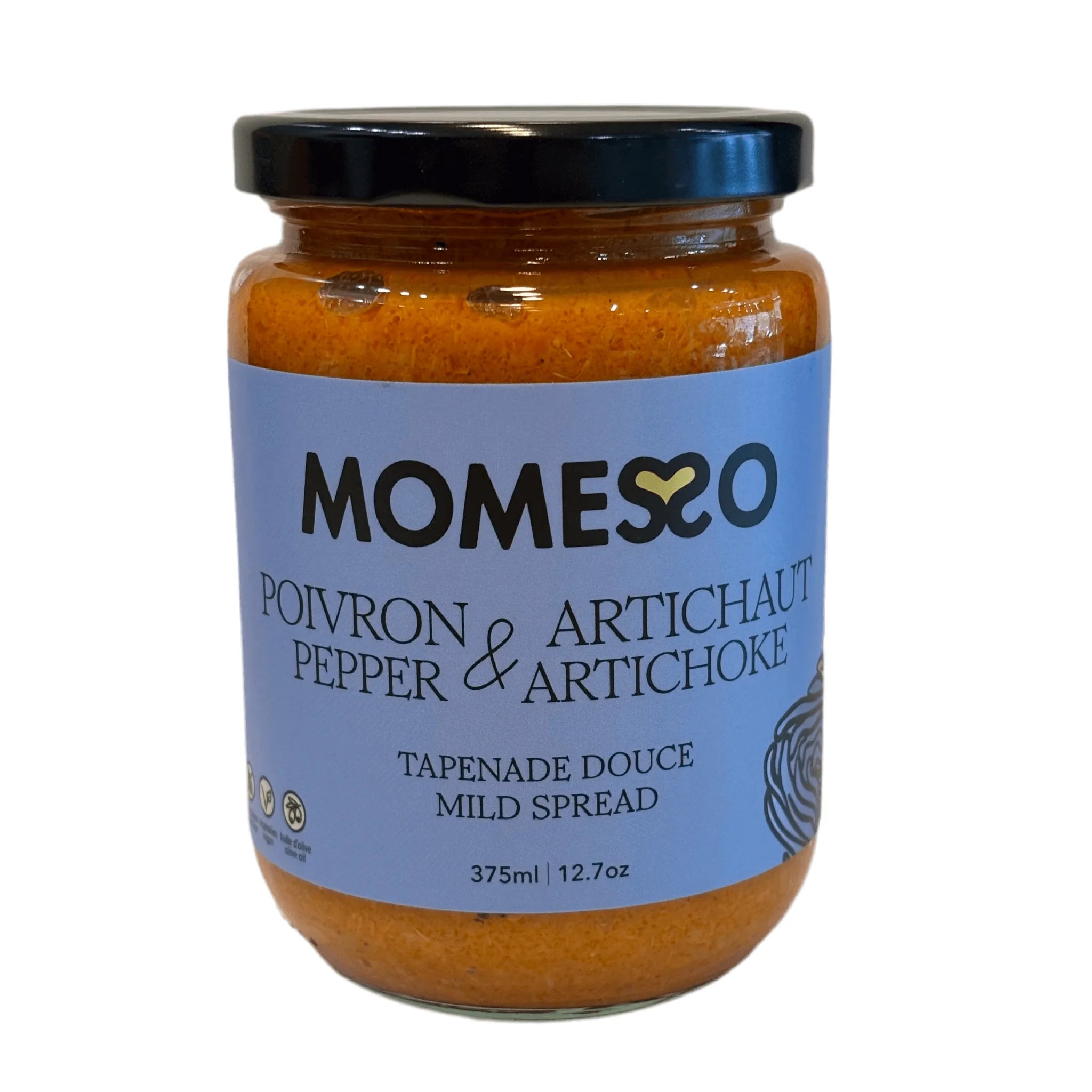 Tapenade douce poivron & artichaut
