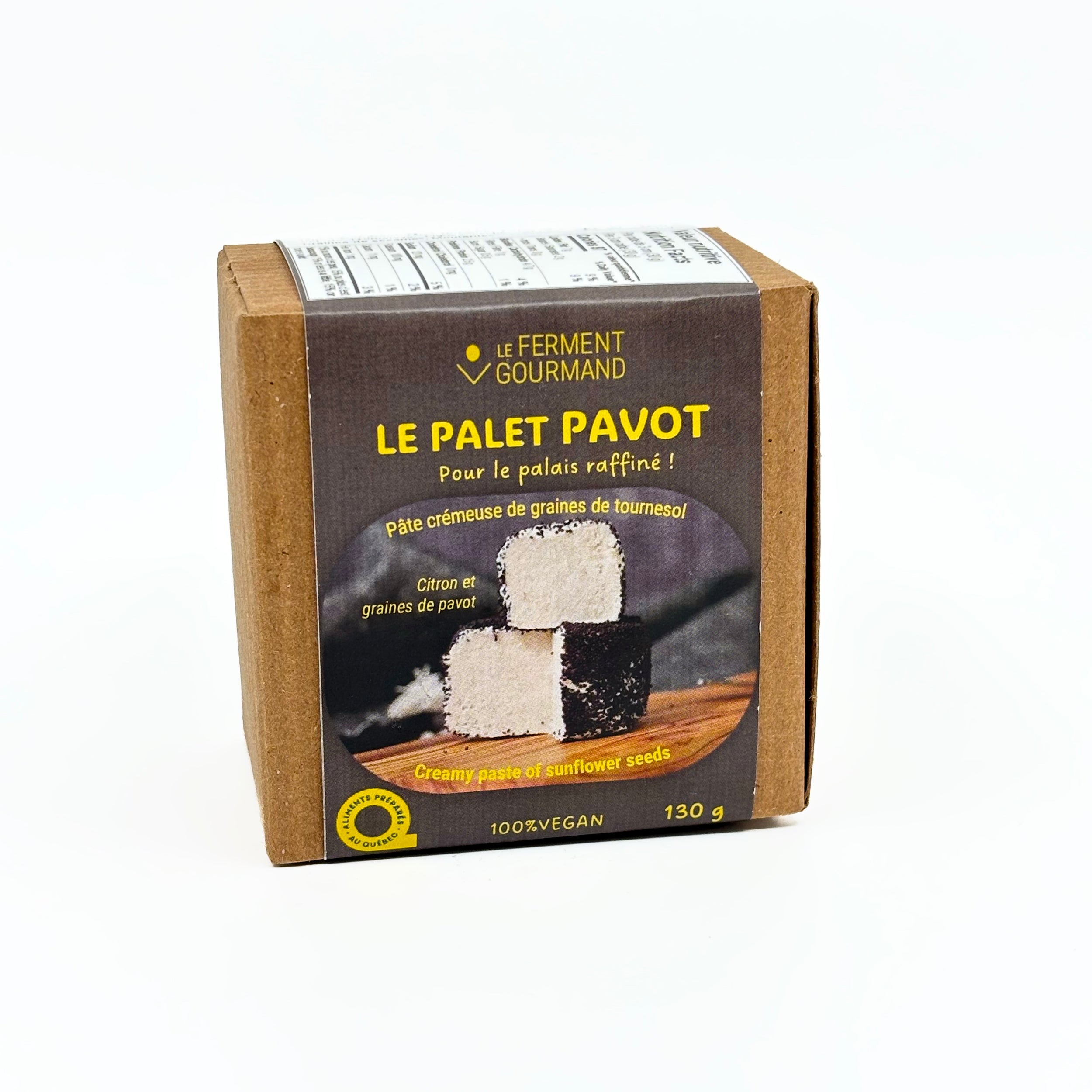 Fauxmage Le palet pavot