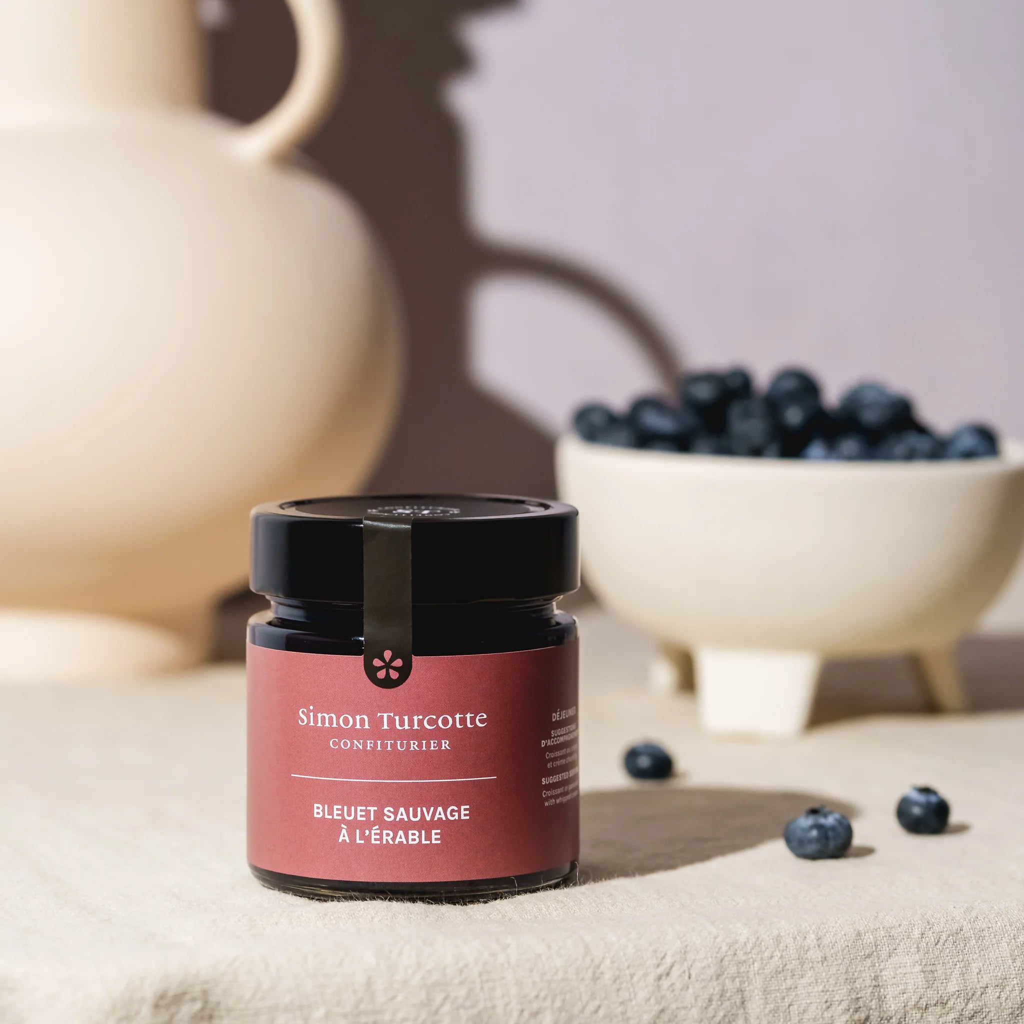 Confiture bleuet sauvage à l'érable