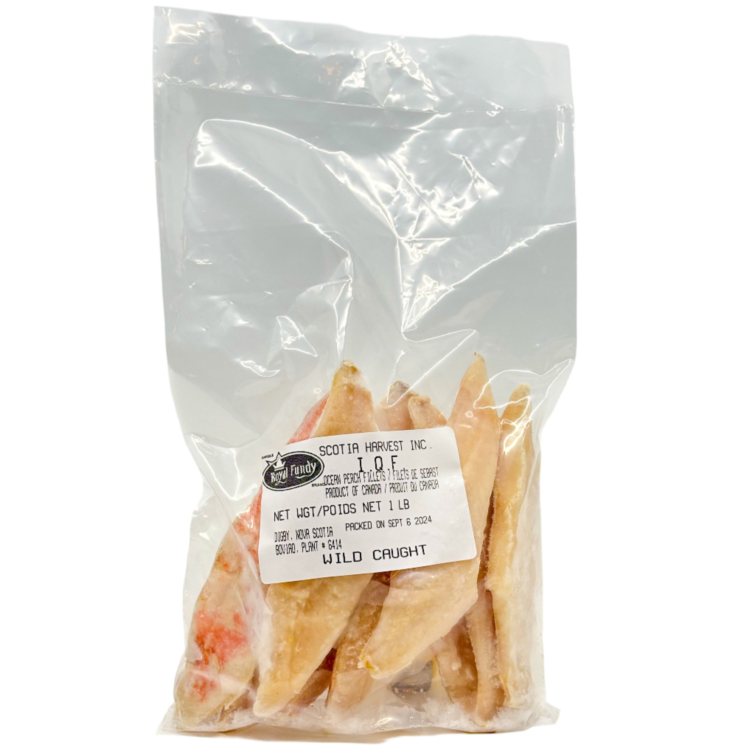 Filets de sébaste surgelés