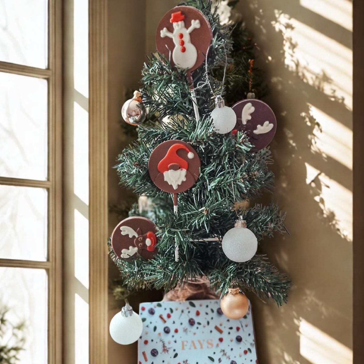 Suçon de Noël en chocolat noir