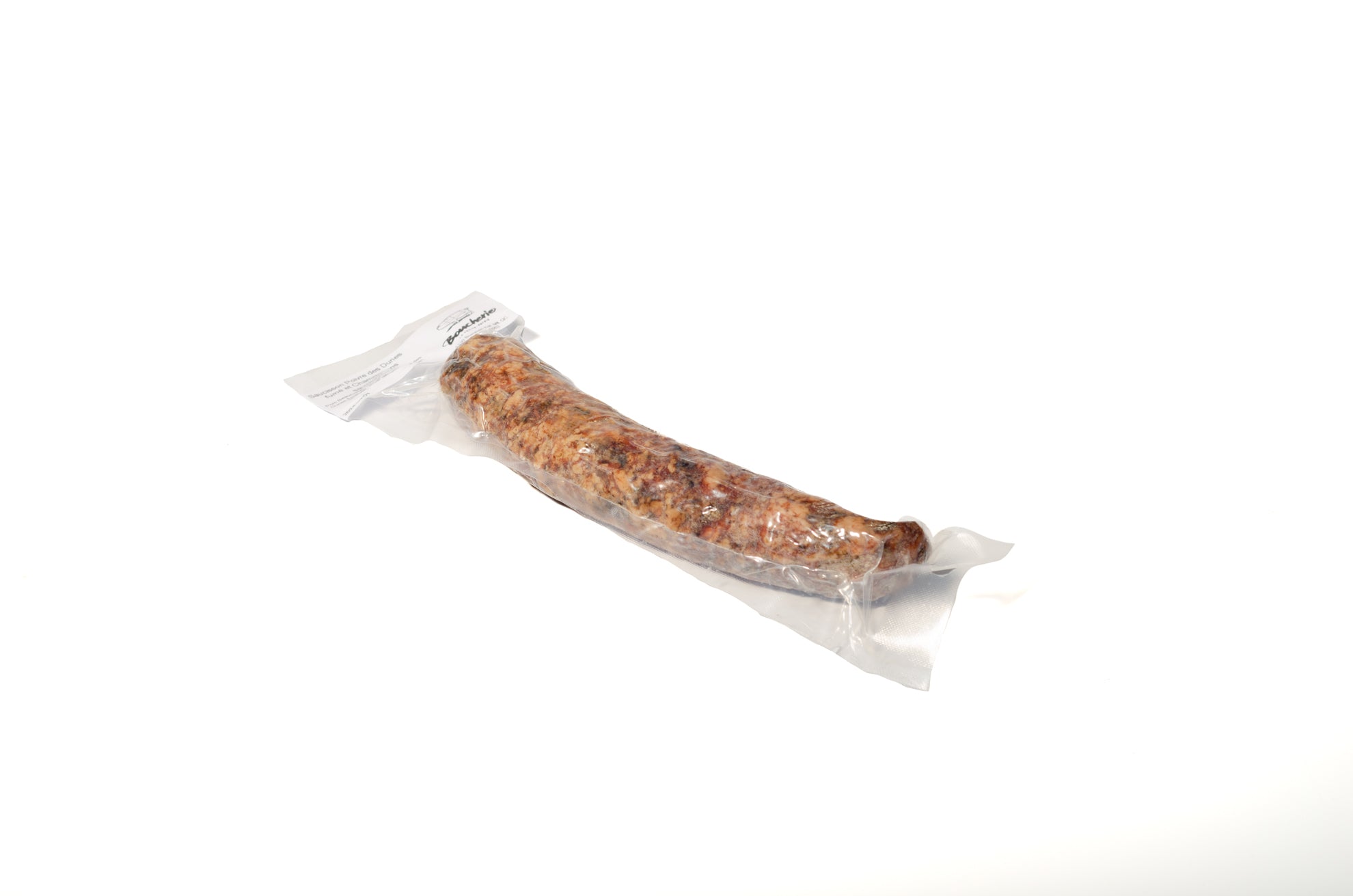 Saucisson poivre des dunes fumé et champignons sauvages