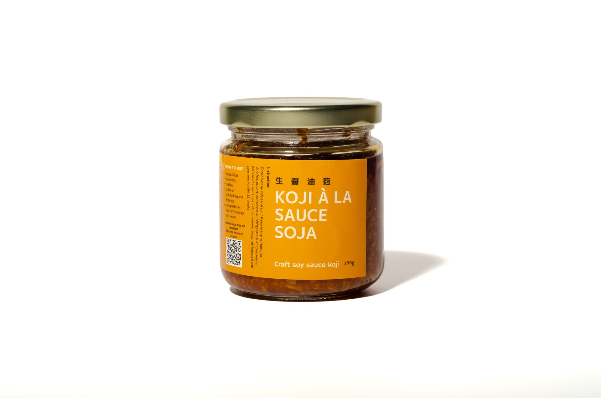 Koji à la sauce soya