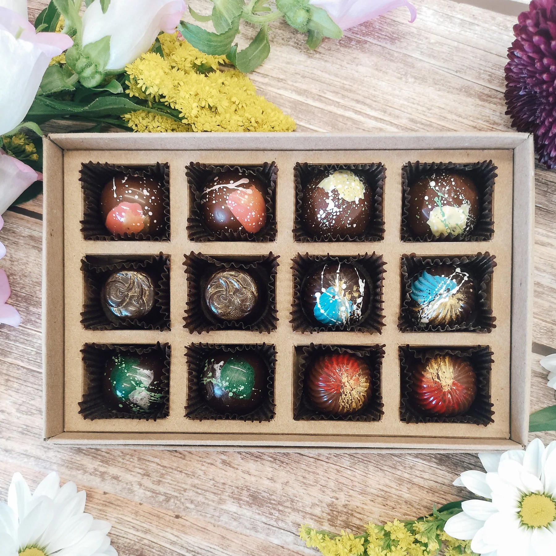 Coffret de chocolats assortis