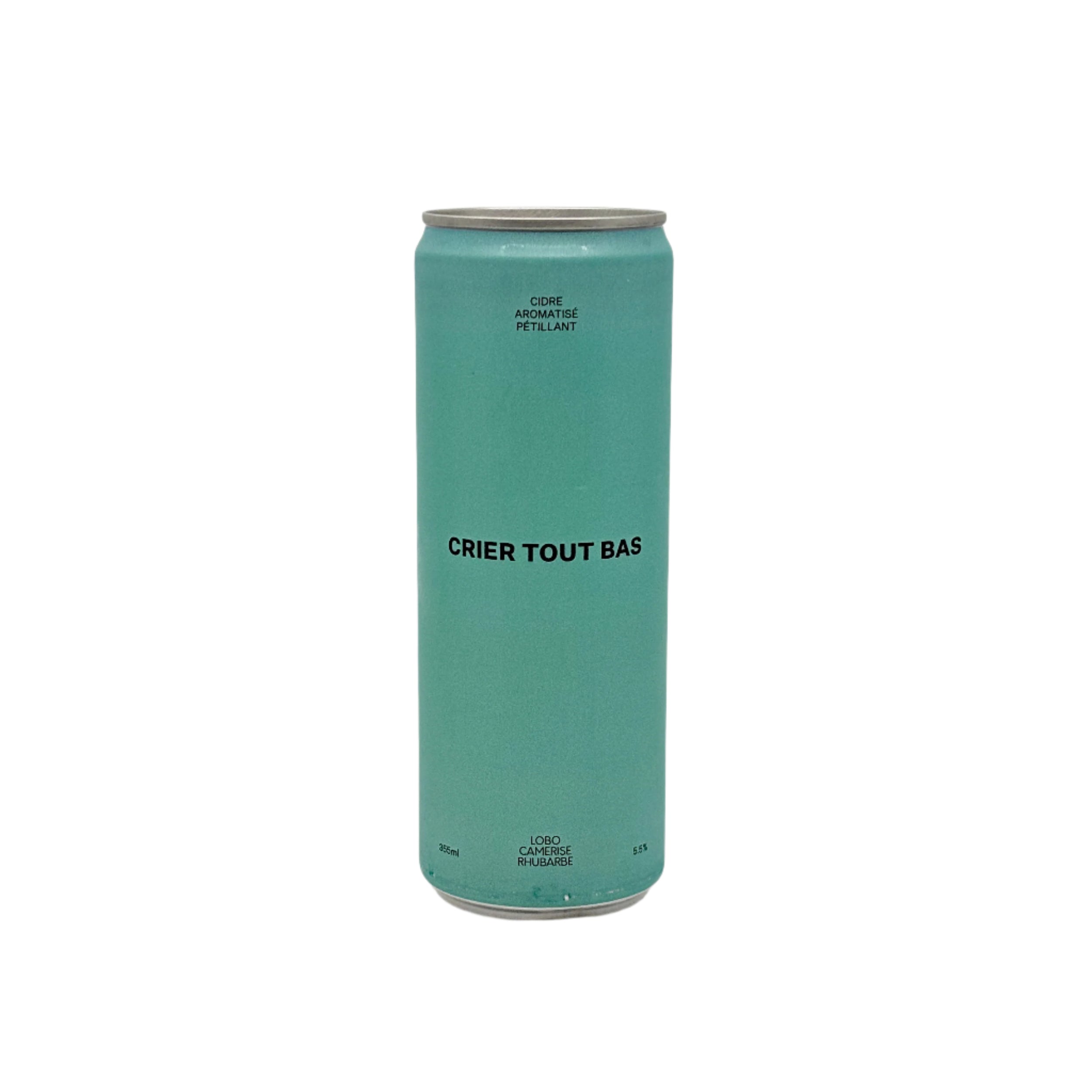 Cidre aromatisé pétillant camerise et rhubarbe de Cidre intrus