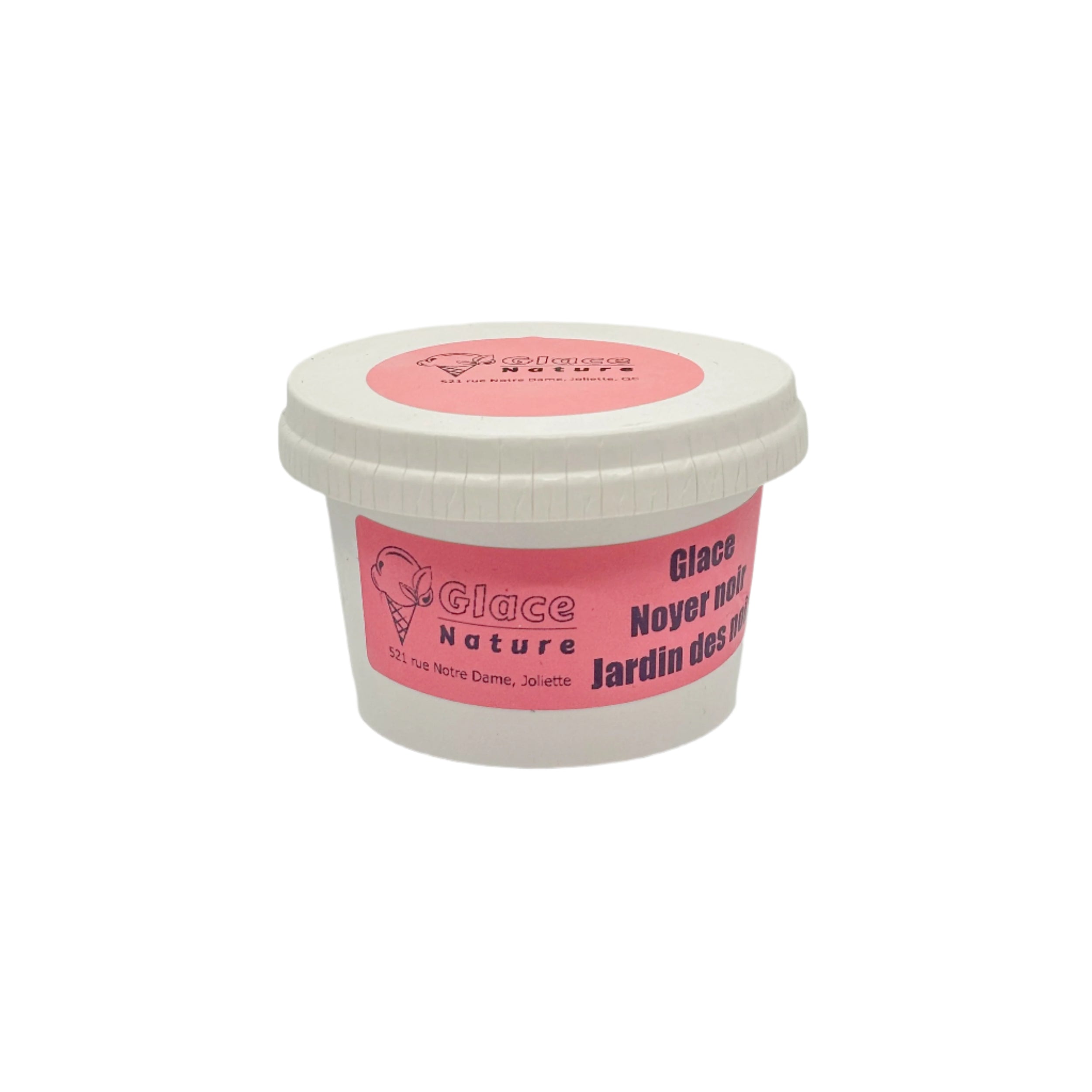 Crème glacée aux noix de noyer noir de Glace nature