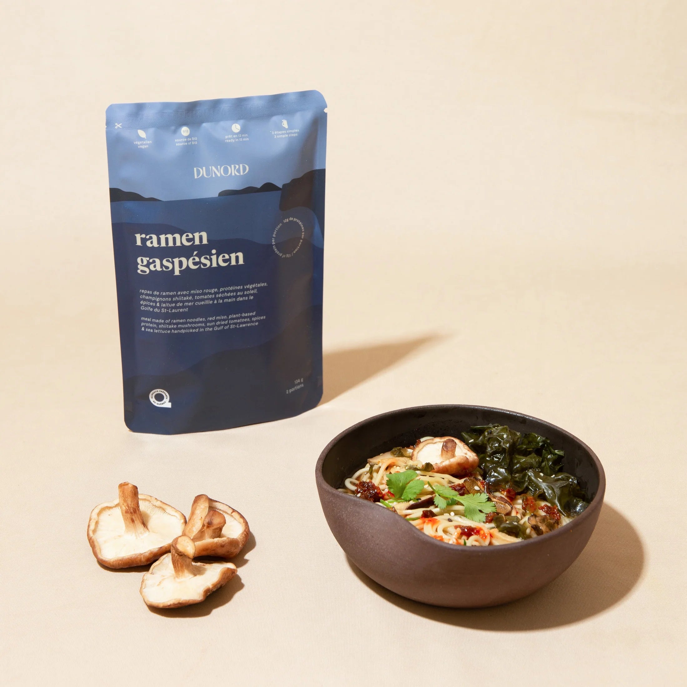 Ramen gaspésien prêt-à-cuisiner