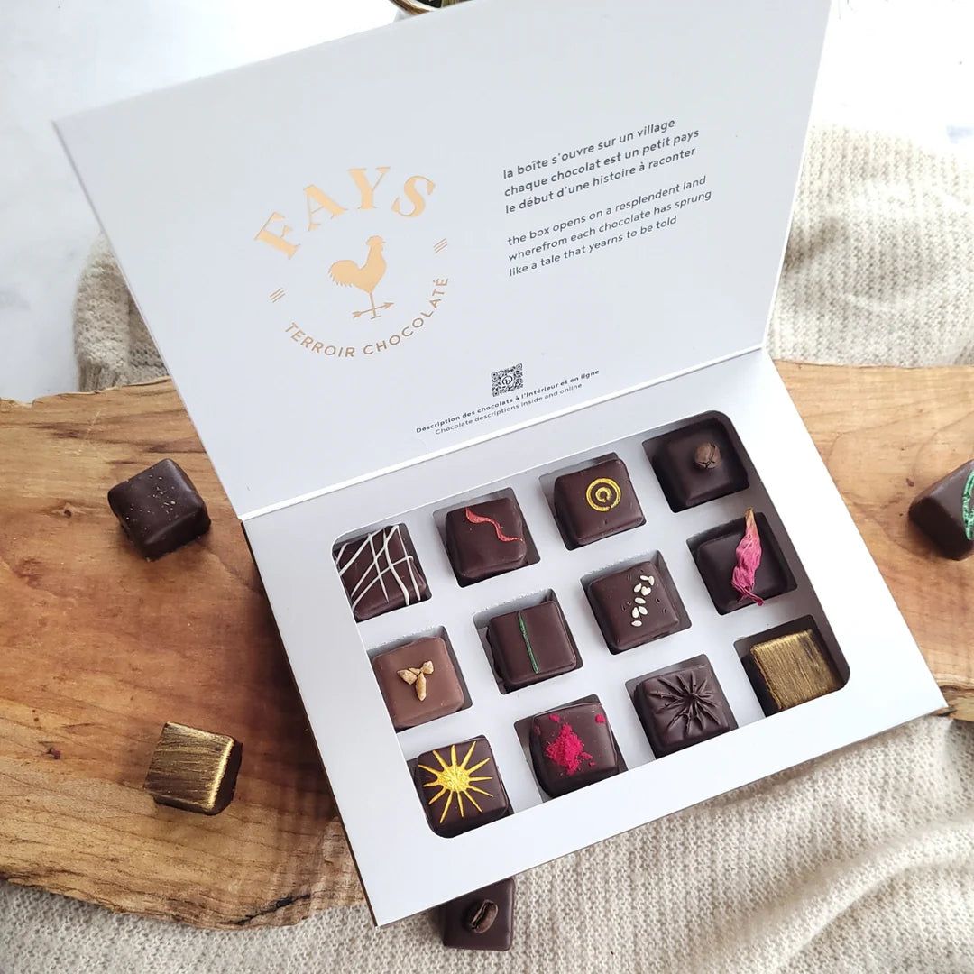 Boîte de chocolats fins artisanaux