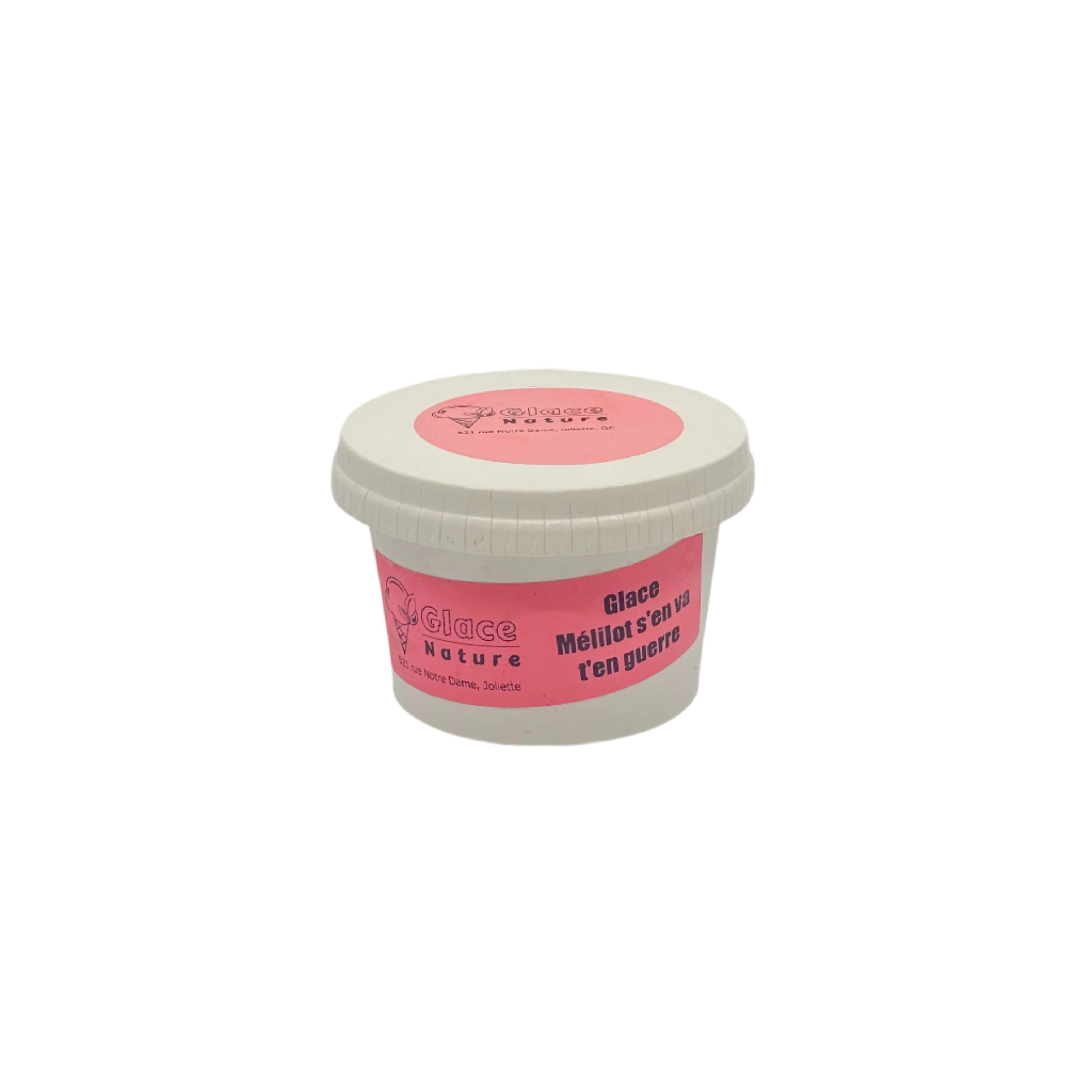 Glace nature crème glacée au mélilot