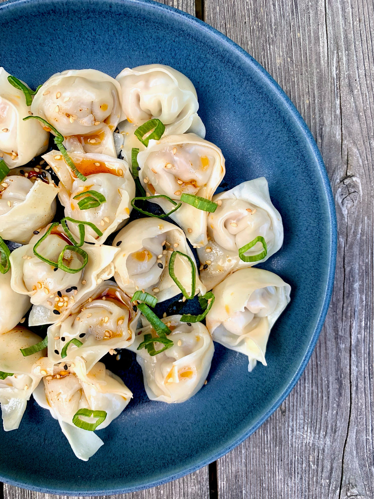 Wontons végétariens