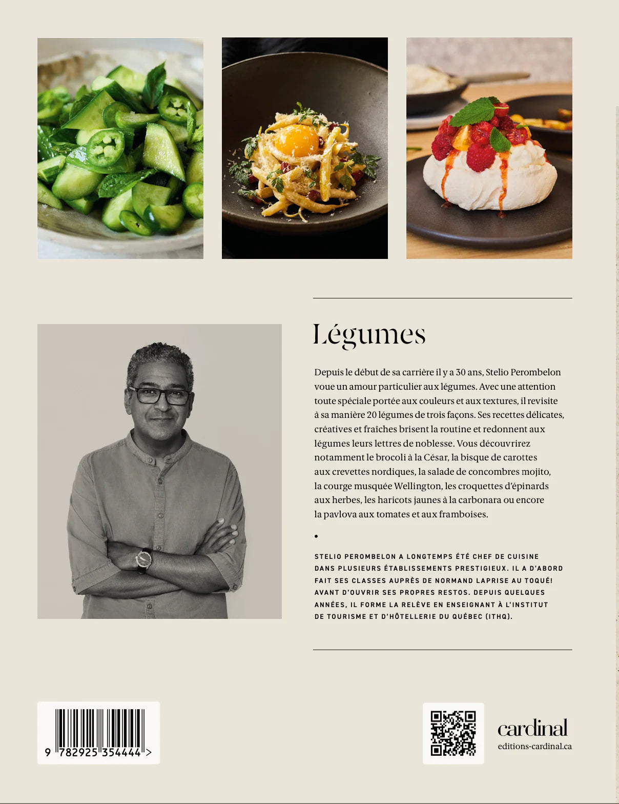 Légumes - recettes créatives et délicates, par Stelio Perombelon