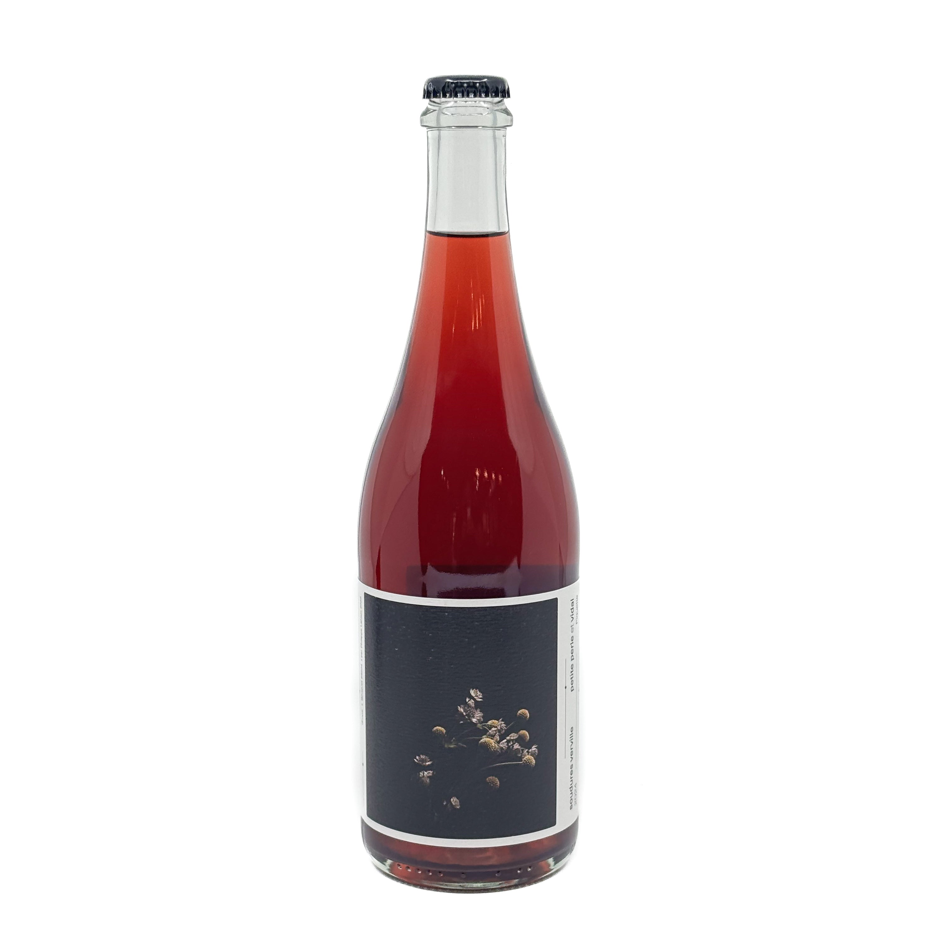 Bouteille de piquette Soudures verville du Vignoble L'Arpège sur fond blanc