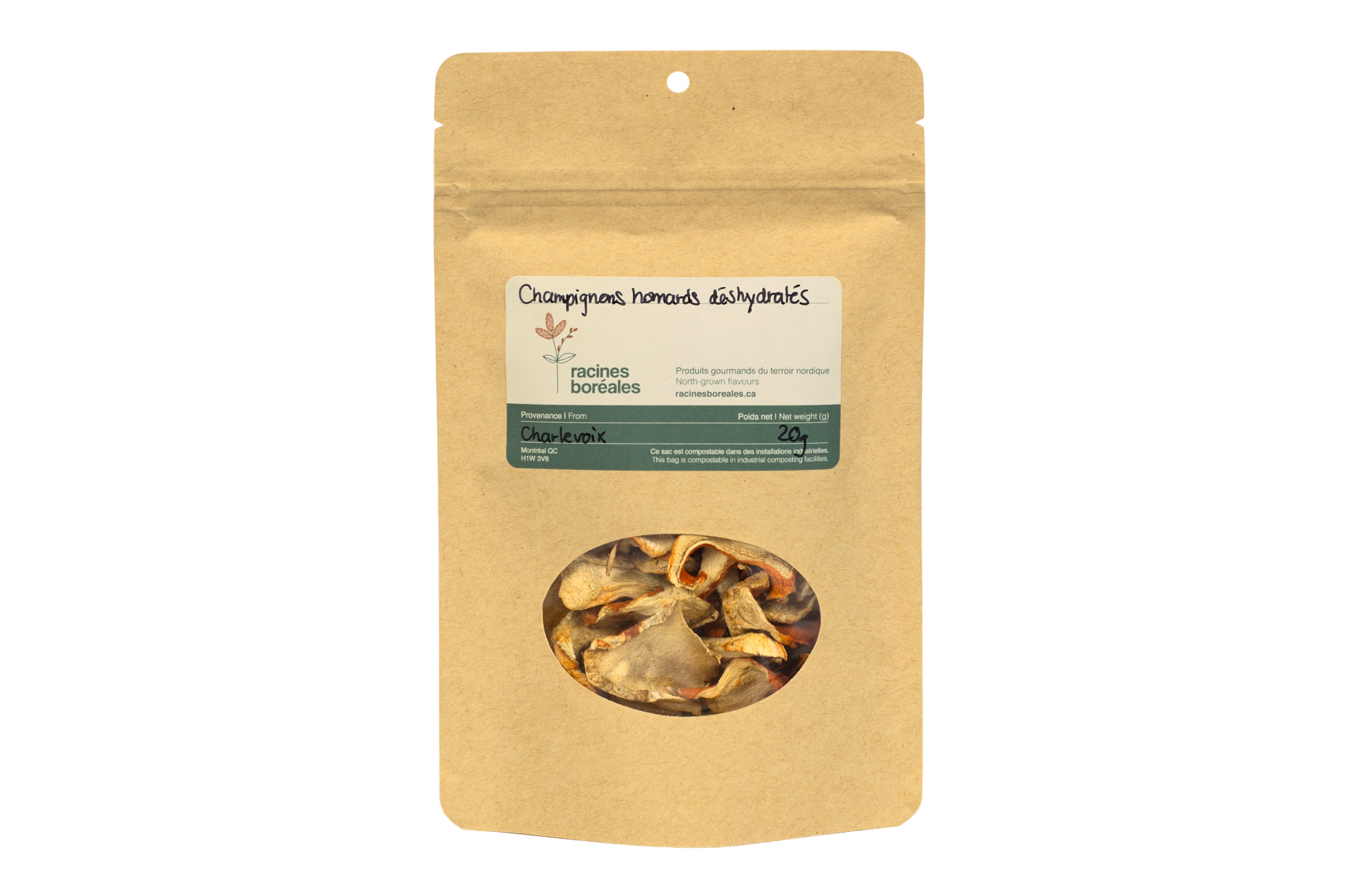 Champignons homards (lobster) déshydratés - Racines boréales