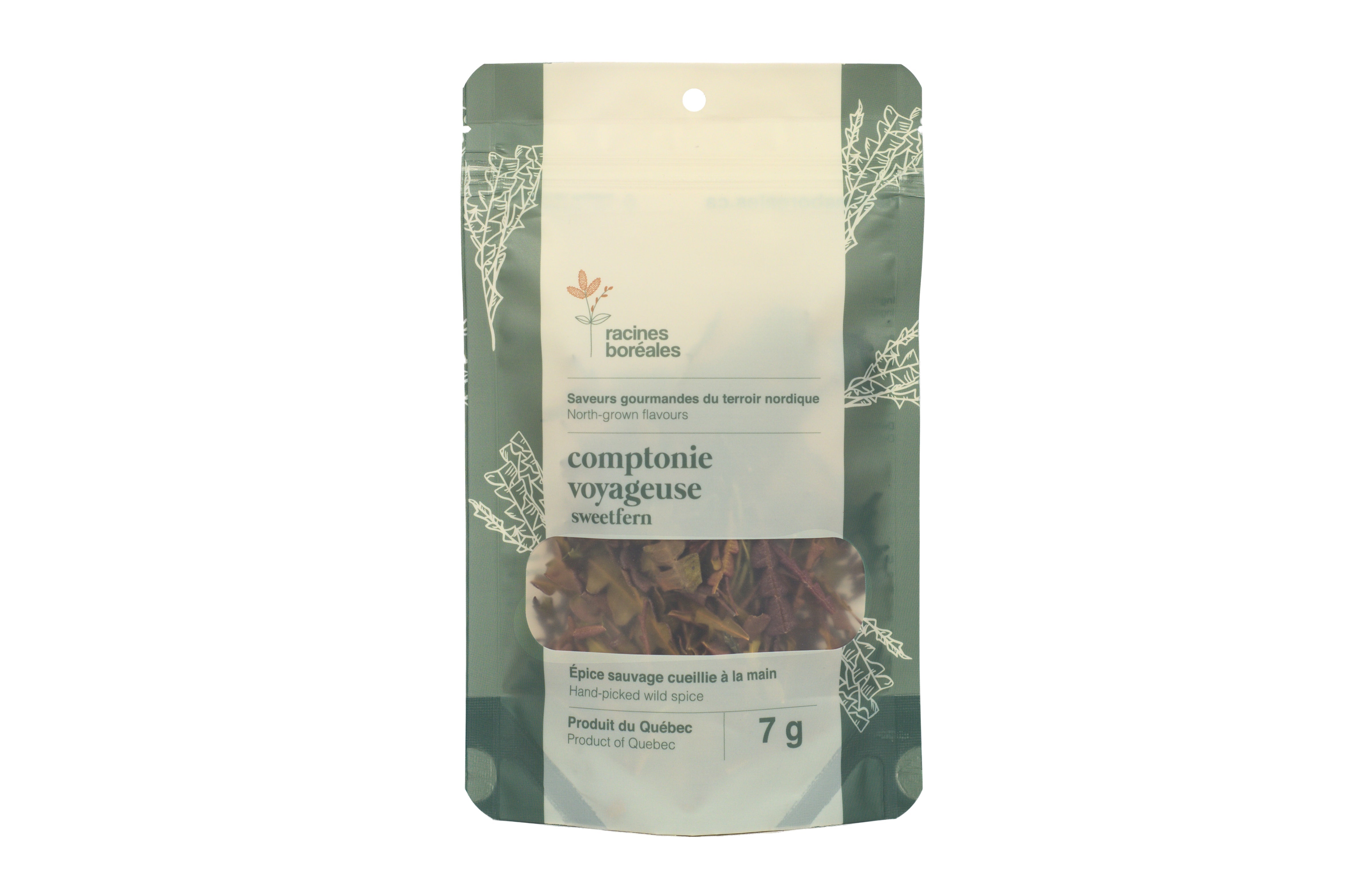 Comptonie voyageuse - Racines boréales