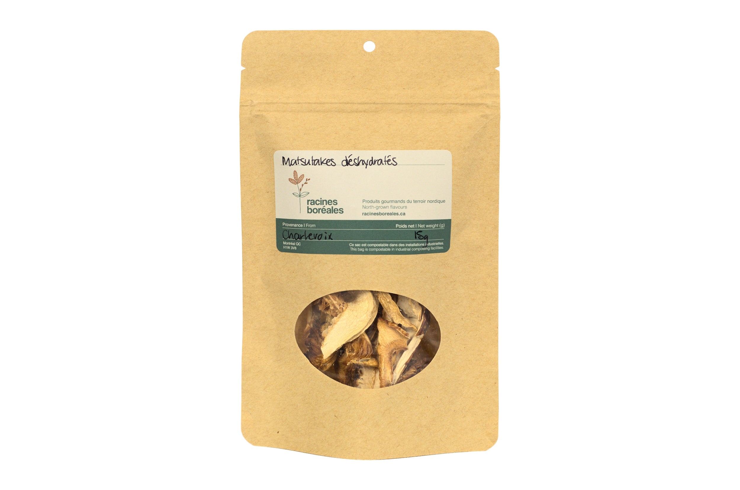 Matsutakes déshydratés - Racines boréales